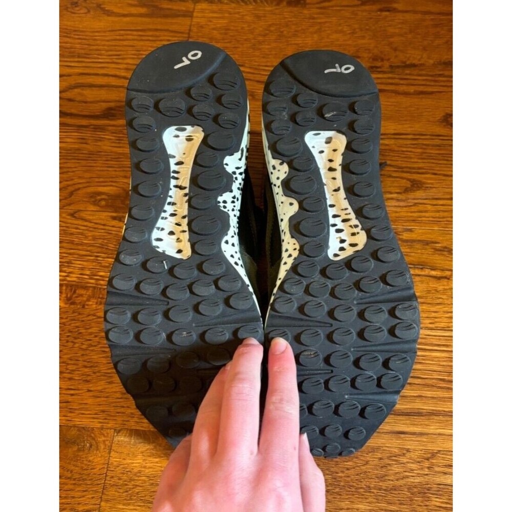 Steve Madden Women's Size 7 Bena Wedge Green Camo Sneakers - Picture 8 of 11